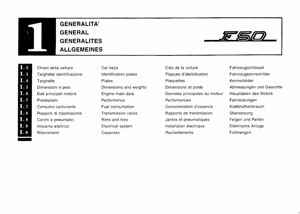 FERRARI F50 Workshop Manual preview img 10