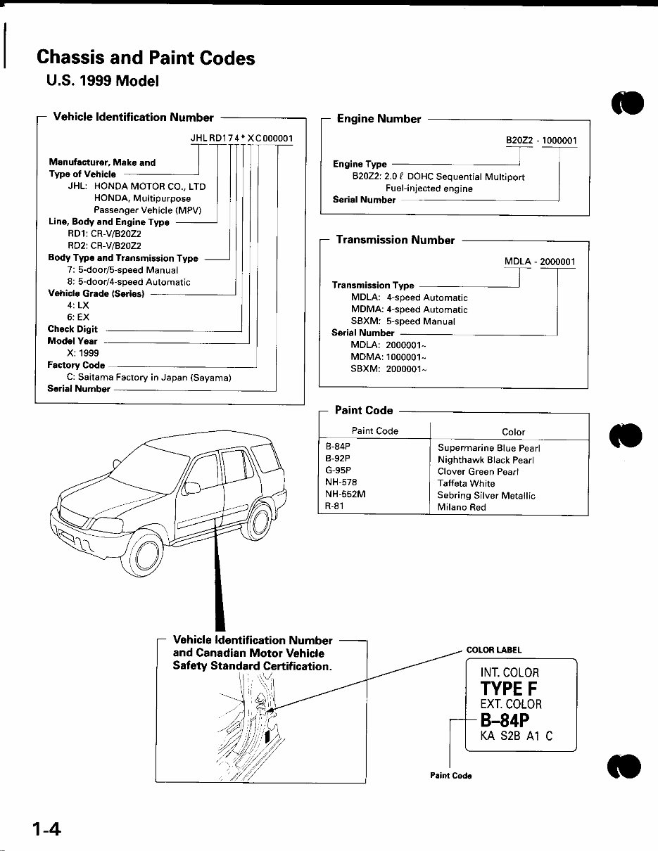 1997-2000 Honda CR-V OEM Service & Repair Manual preview img 6