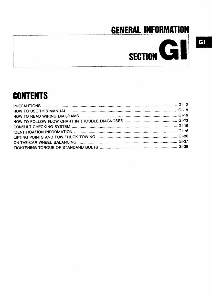 1992 Nissan NX Service & Repair Manual preview img 4
