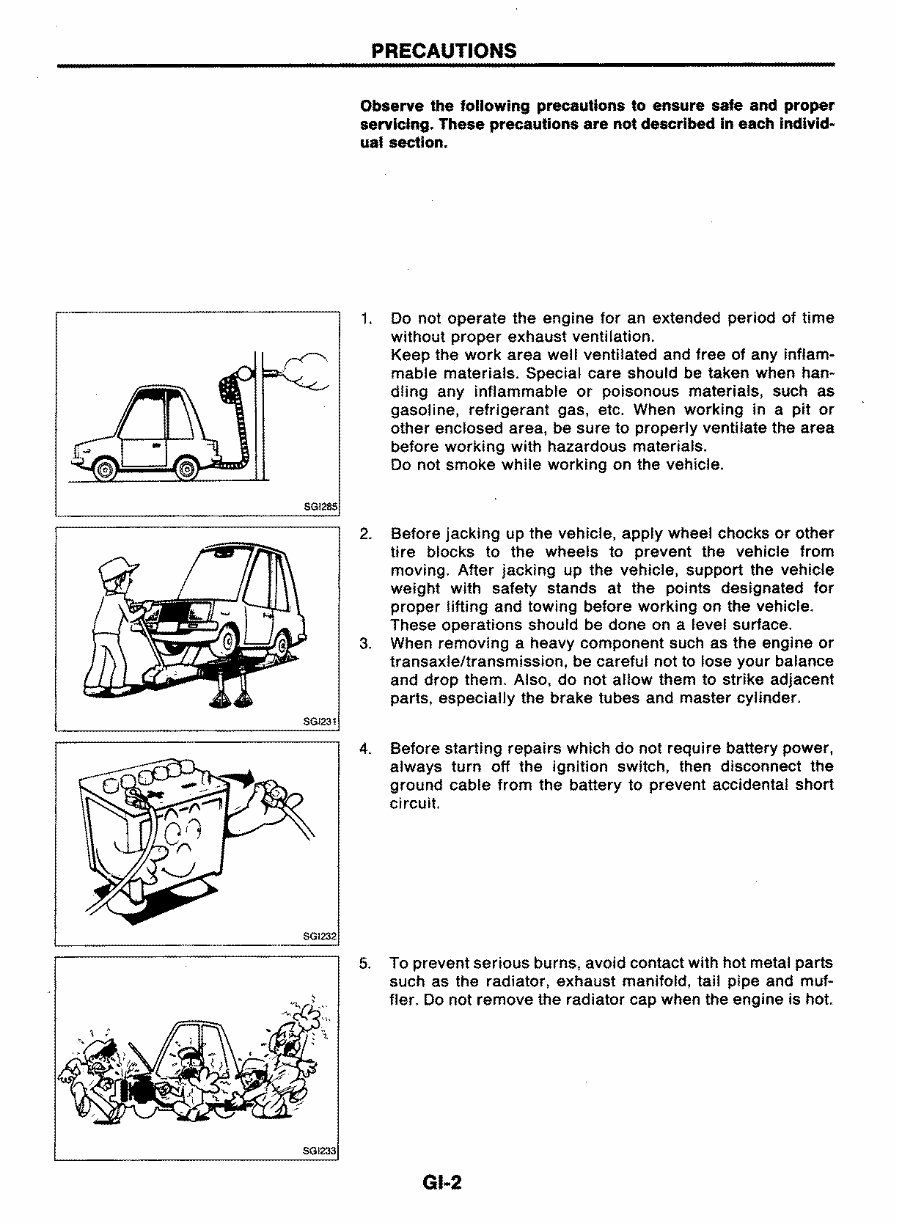 1992 Nissan NX Service & Repair Manual preview img 5