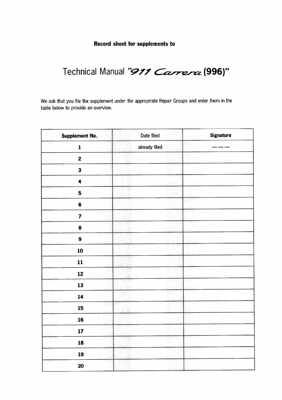1999 Porsche 911 (996) OEM Service & Repair Manual preview img 4