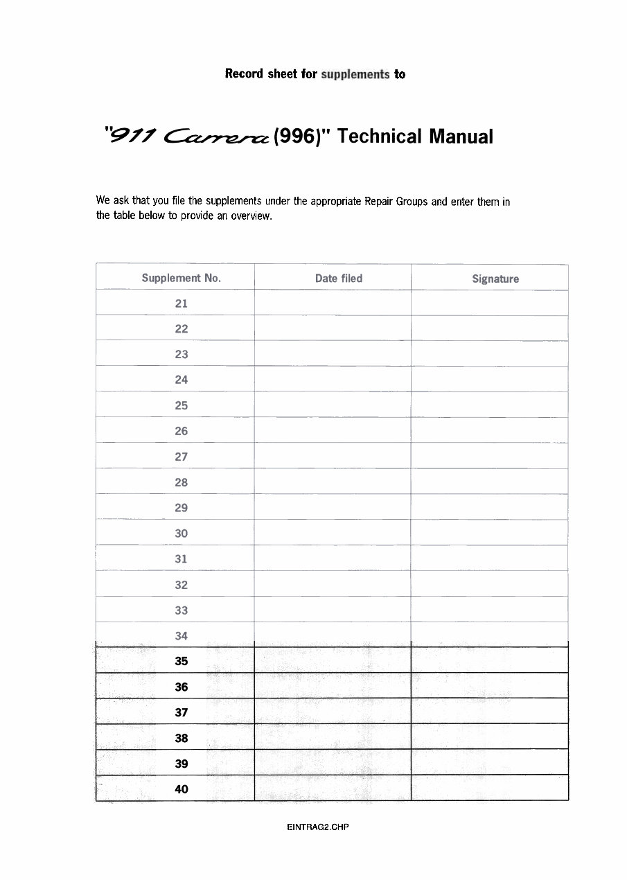 1999 Porsche 911 (996) OEM Service & Repair Manual preview img 5