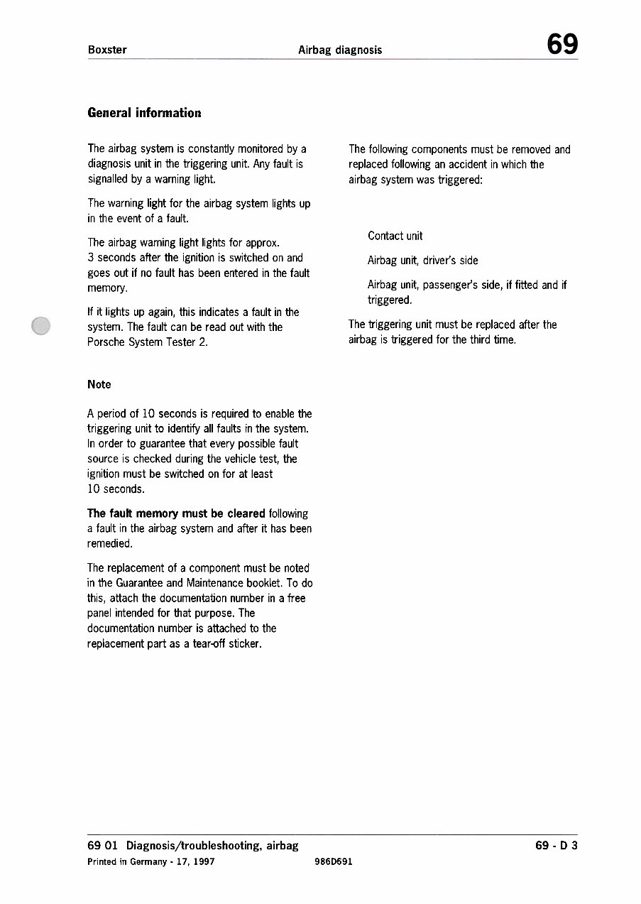 1997-2002 Porsche Boxster (986) Service & Repair Manual preview img 9