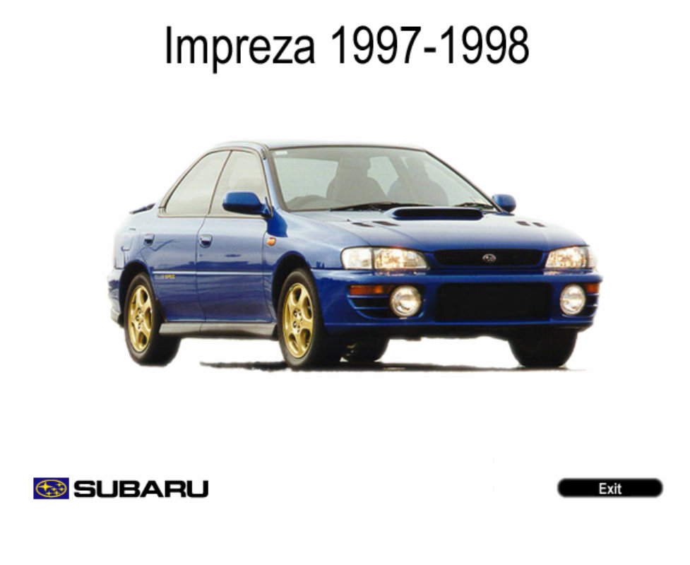 Subaru Impreza Workshop Manual (97-98) preview img 1