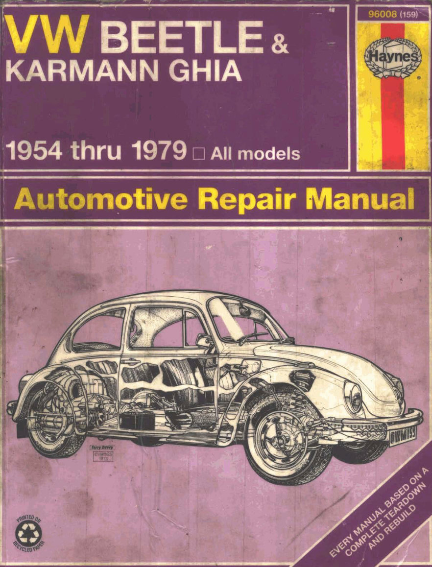 VW VOLKSWAGEN BEETLE 1300 Workshop Service Repair Manual preview img 1