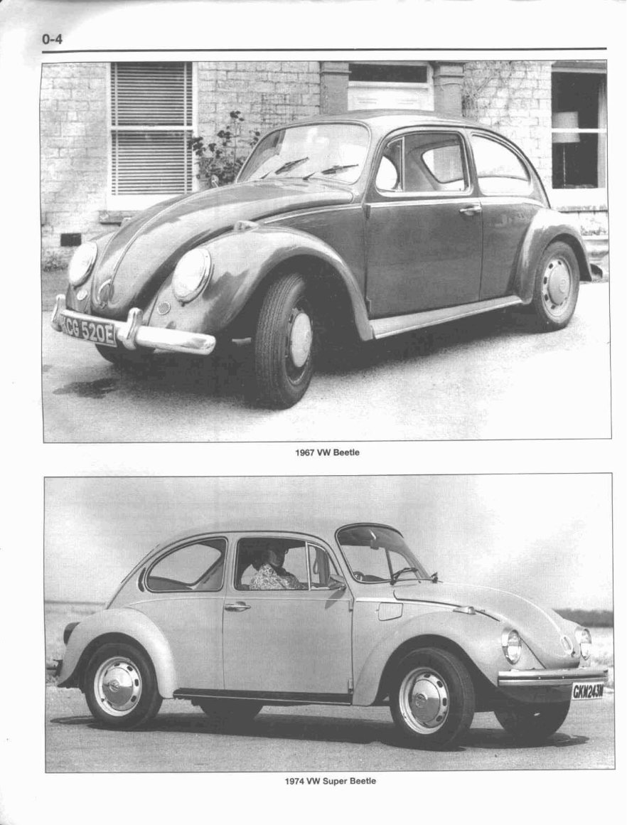 VW VOLKSWAGEN BEETLE 1300 Workshop Service Repair Manual preview img 5