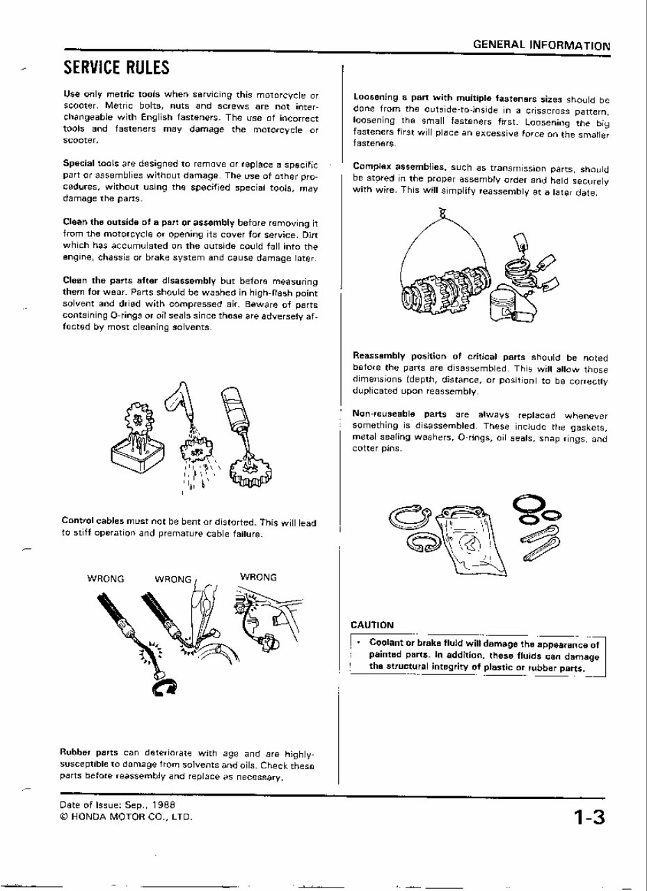 Honda VFR400 Service Manual preview img 10