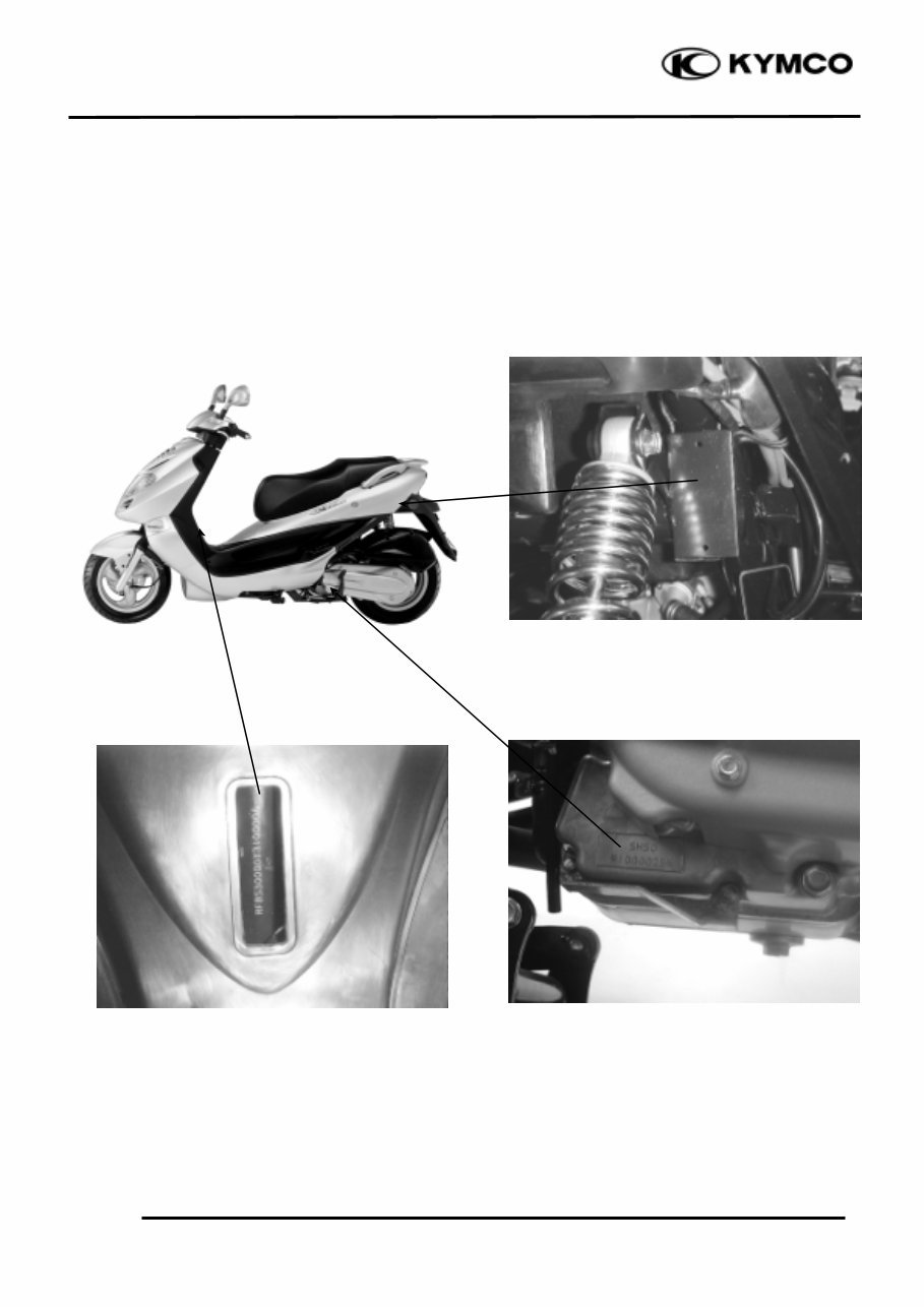 Kymco Bet & Win 250 Service Manual preview img 2
