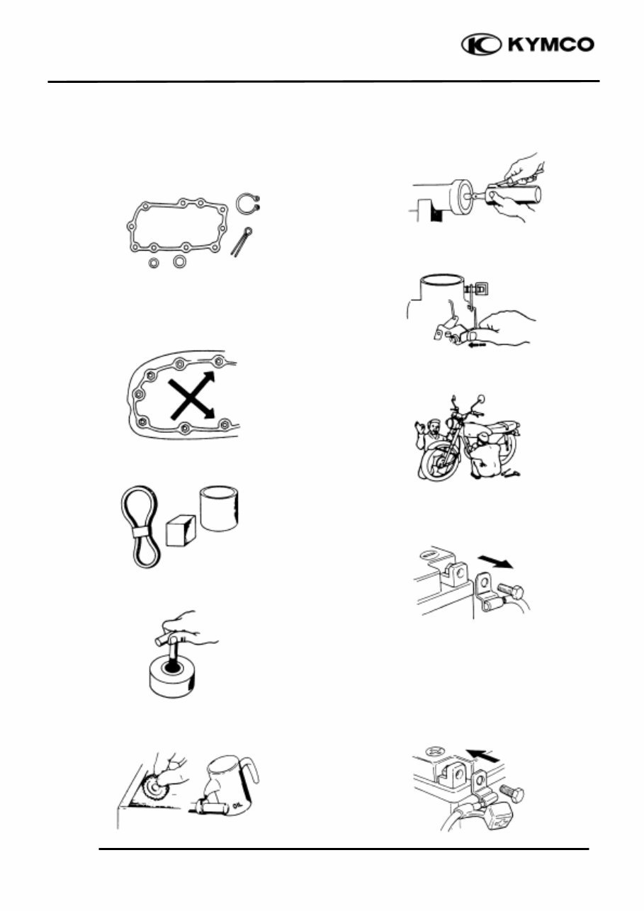 Kymco Bet & Win 250 Service Manual preview img 4