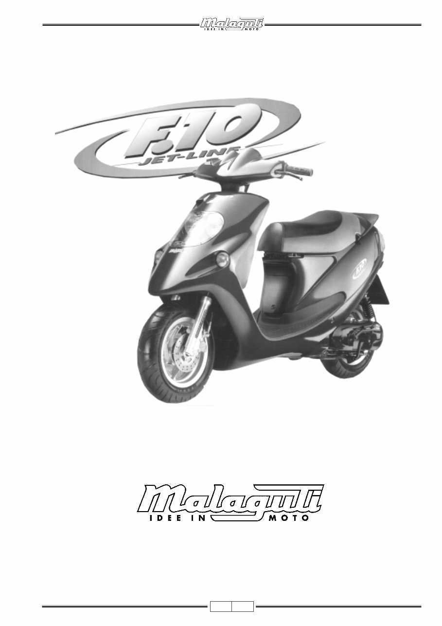 Malaguti F 10 Factory Service Repair Manual preview img 1