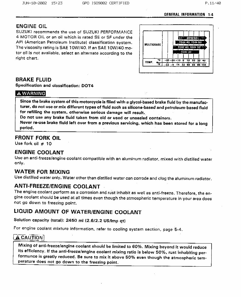 Suzuki RF900R Service Manual preview img 10