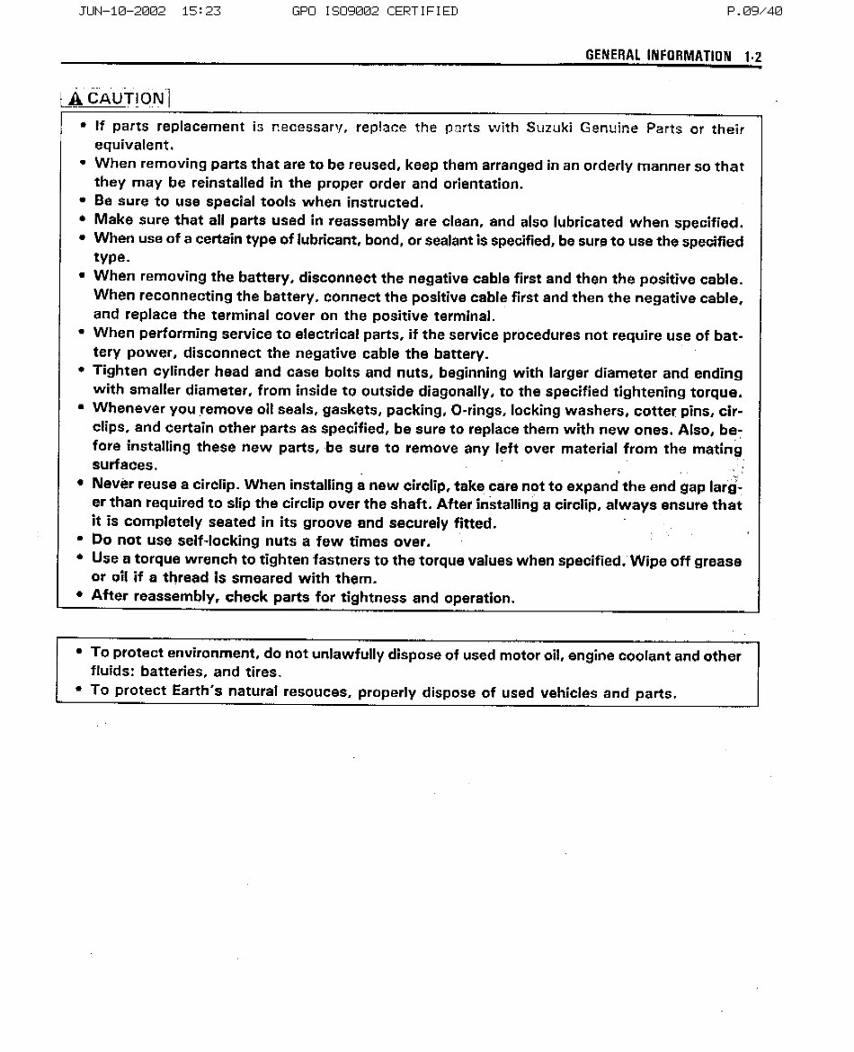 Suzuki RF900R Service Manual preview img 8