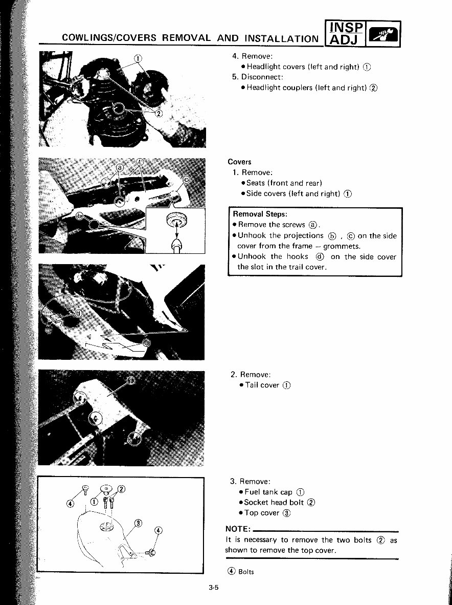 Yamaha FZR600 Service & Maintenance Manual preview img 5