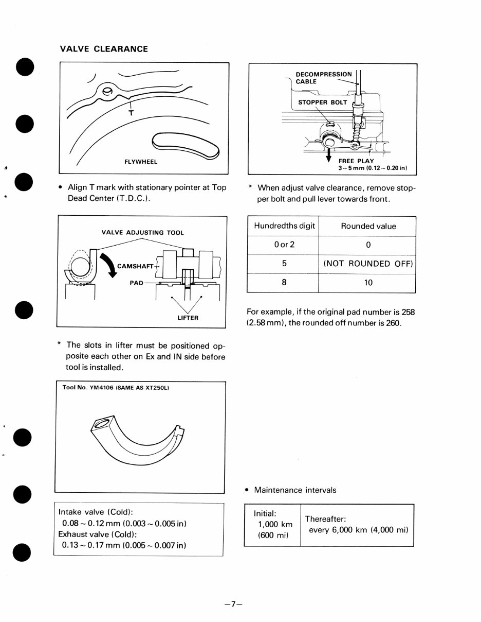 Yamaha XT 350 Service Manual preview img 10