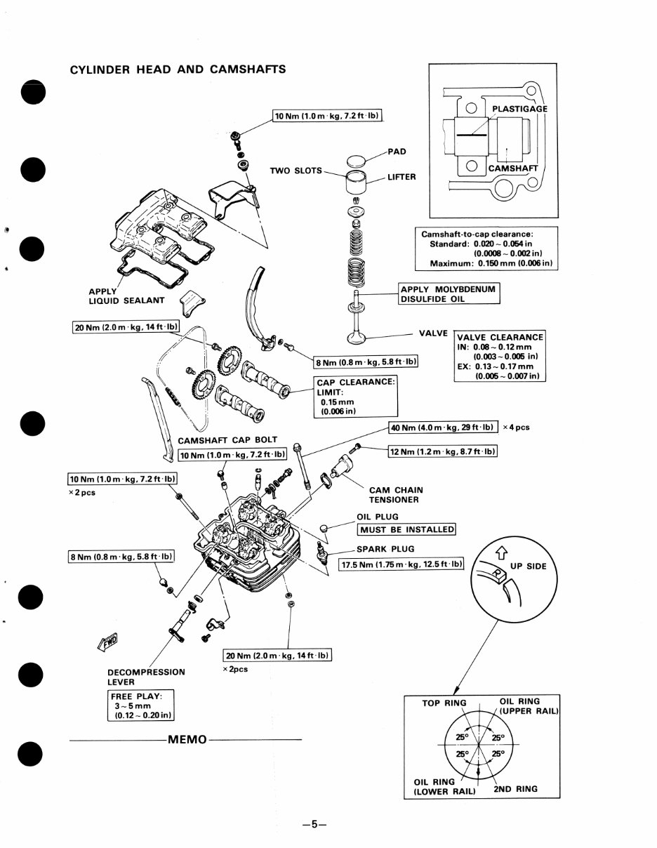 Yamaha XT 350 Service Manual preview img 8