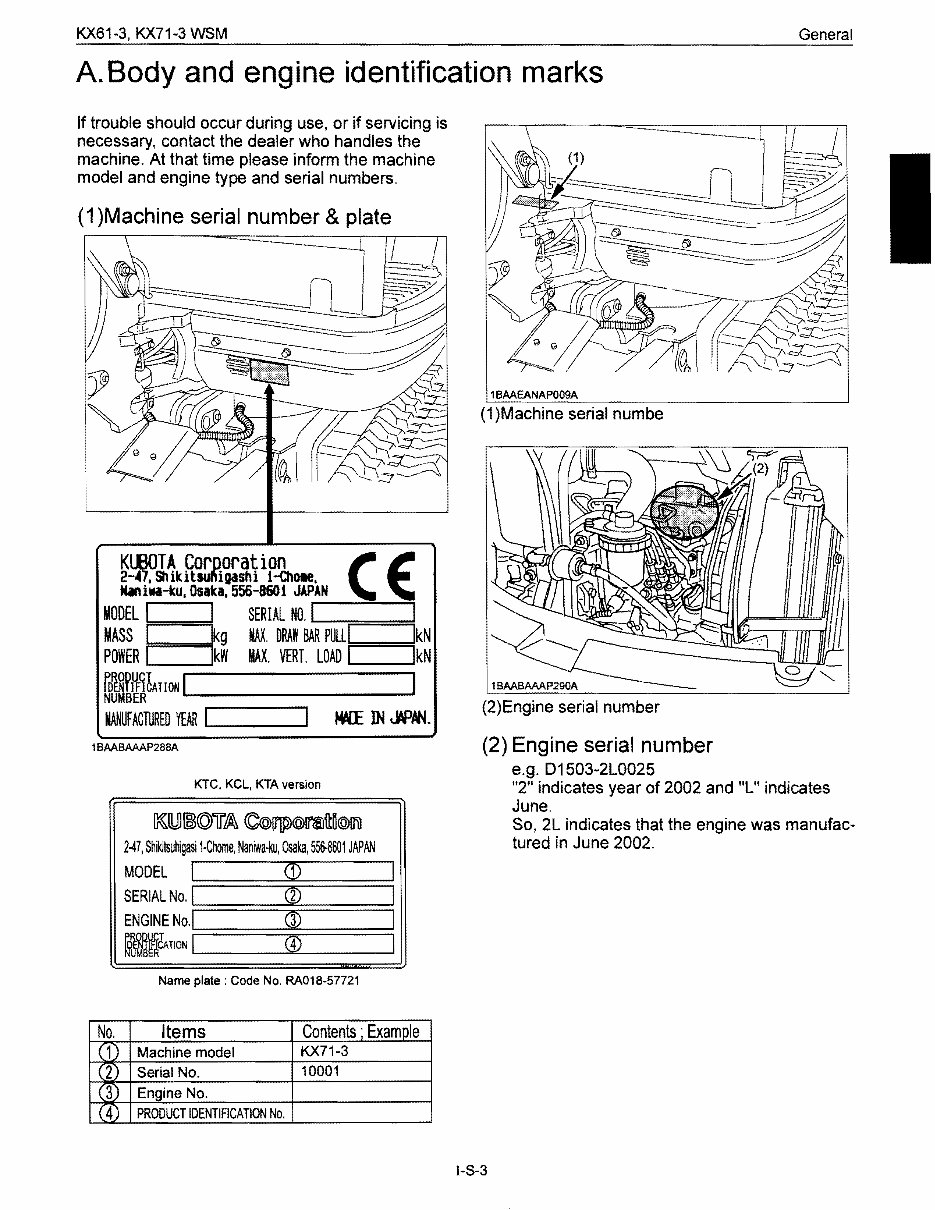 Kubota Kx71-3 Excavator Service Repair Workshop Manual preview img 1