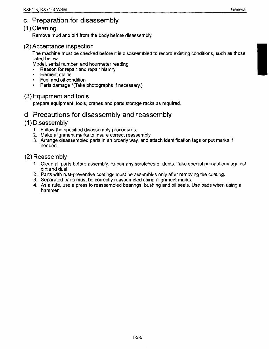 Kubota Kx71-3 Excavator Service Repair Workshop Manual preview img 3