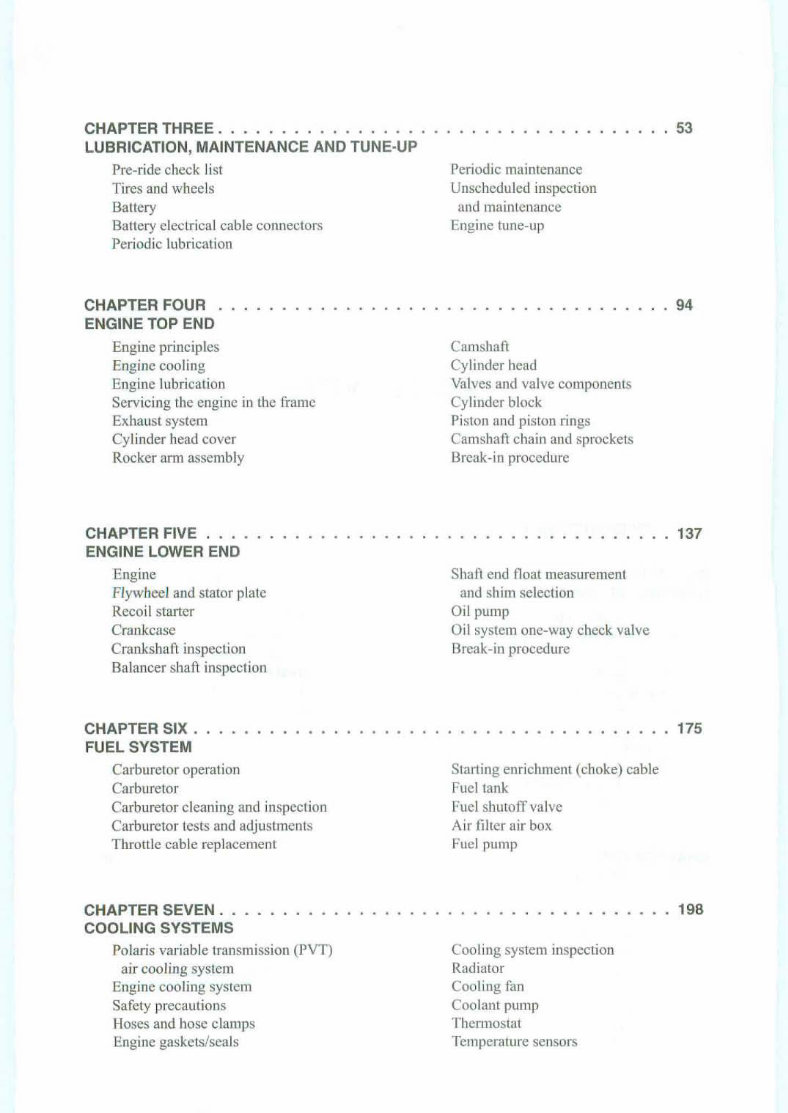 1996-2003 Polaris Sportsman 400 & 500 Xplorer 500 Service Repair Manual 1996 1997 1998 1999 2000 2001 2002 2003 preview img 2