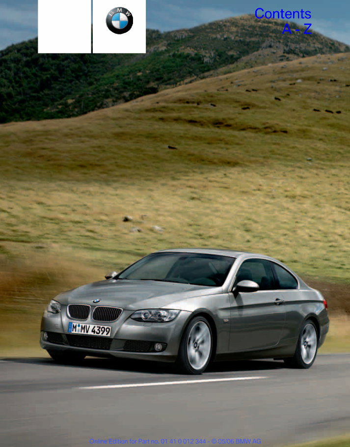2007 BMW 328i 335i Coupe Owner Manual preview img 1