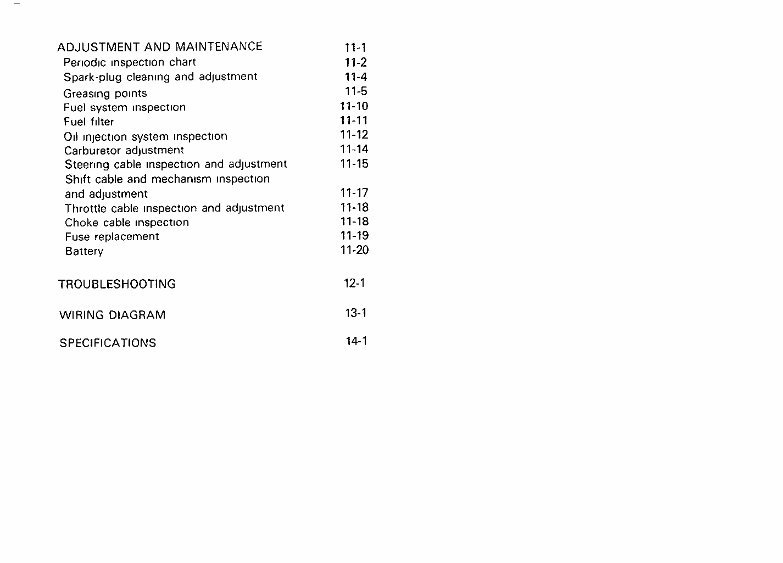 Yamaha 650TL Marine Jet Waverunner III Owners Manual preview img 6