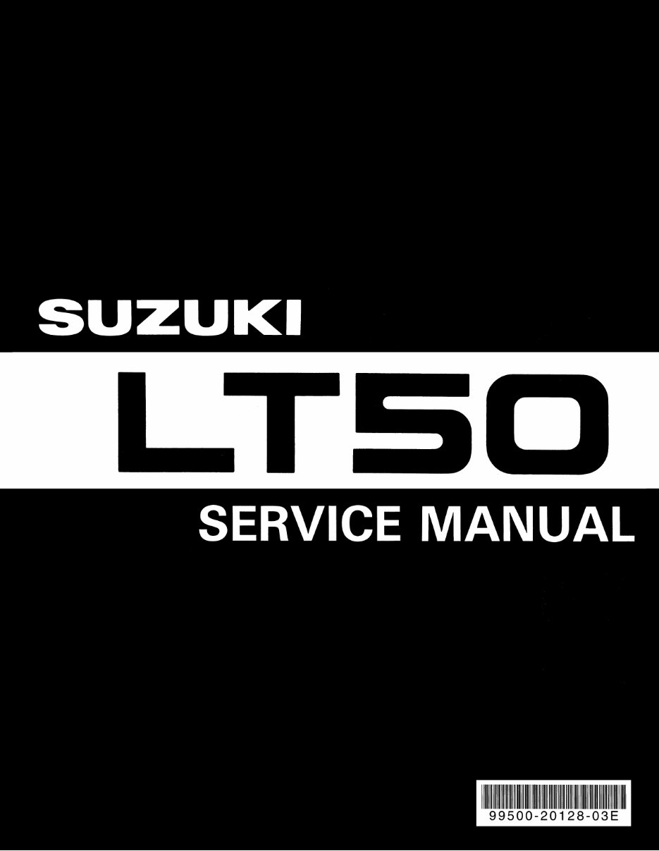 1985-1990 Suzuki LT50 Service & Repair Manual preview img 1