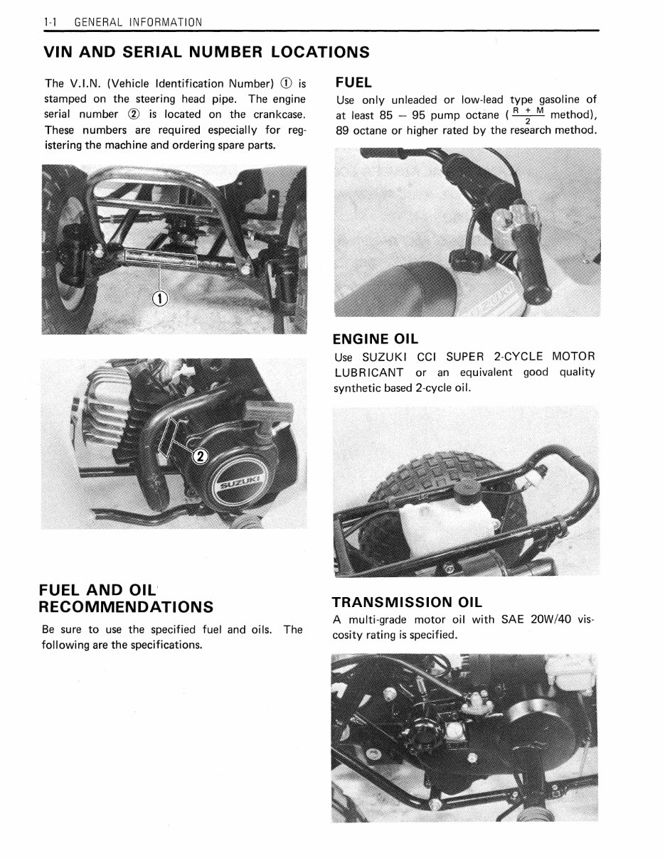 1985-1990 Suzuki LT50 Service & Repair Manual preview img 6