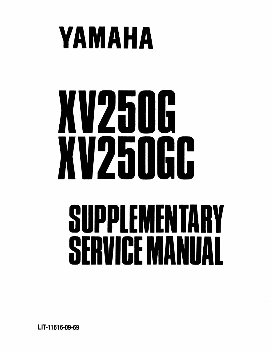 Yamaha Virago 250 XV250 Workshop Repair Manual preview img 2