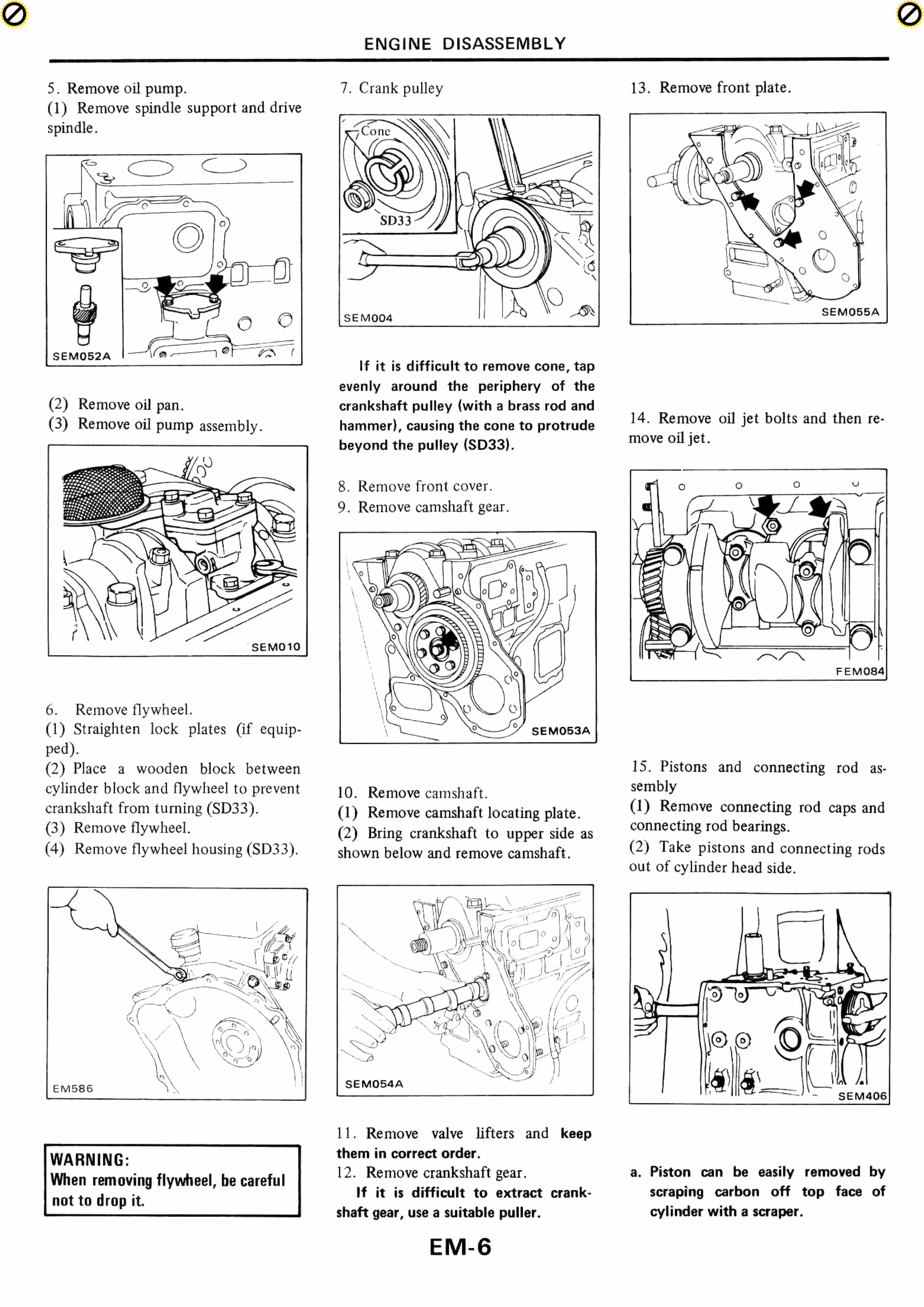 Nissan SD Series (SD22 / SD23 / SD25 / SD33) Diesel Engine Service & Repair Manual preview img 7
