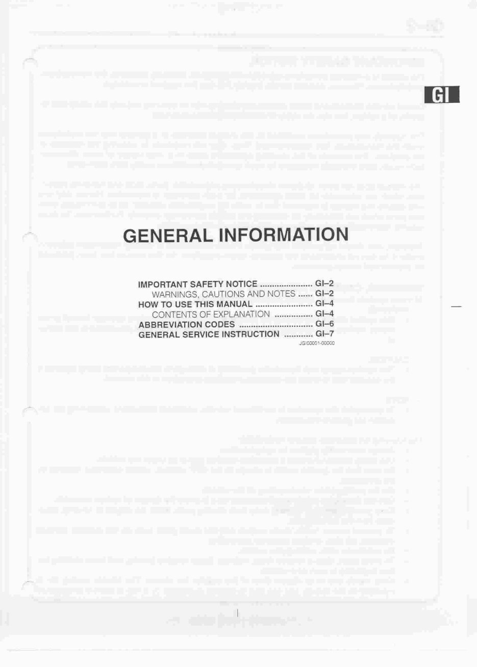 2000-2004 Daihatsu Terios Service & Repair Manual preview img 1