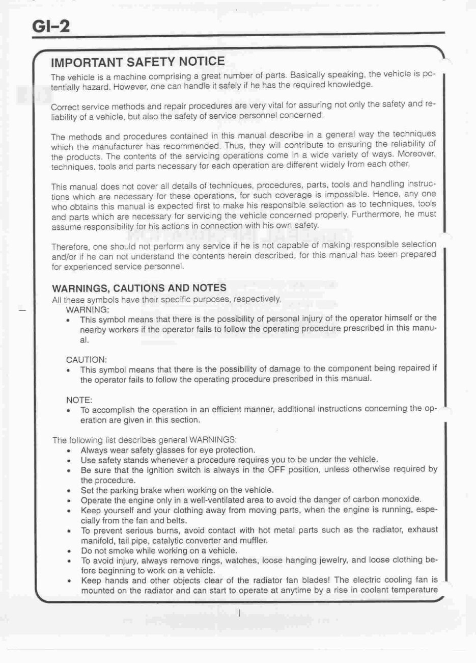 2000-2004 Daihatsu Terios Service & Repair Manual preview img 2