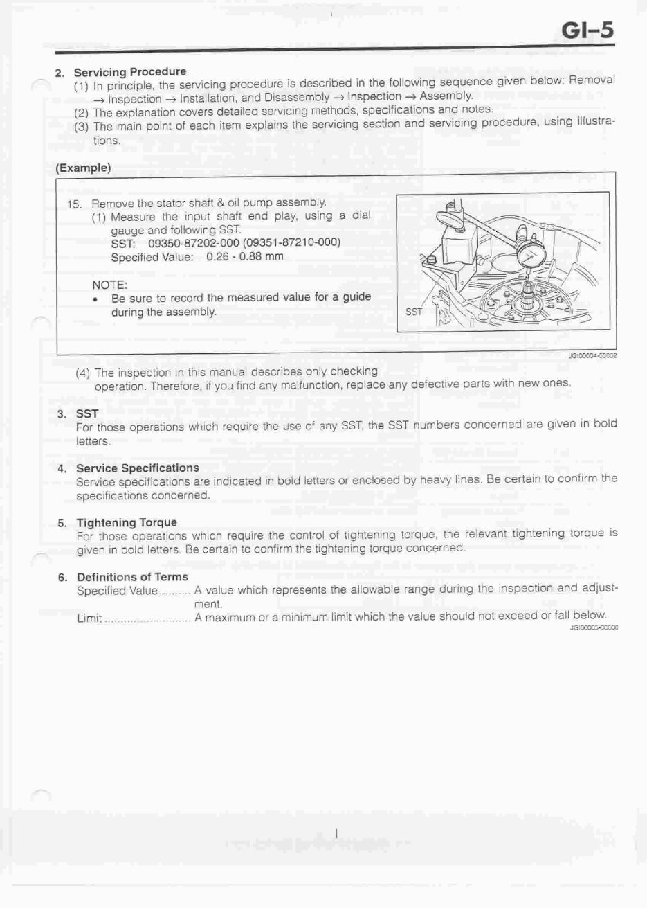2000-2004 Daihatsu Terios Service & Repair Manual preview img 5