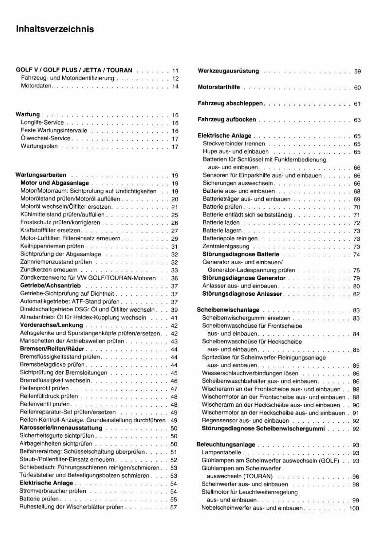 2003 Volkswagen Touran Download Service & Repair Manual preview img 2