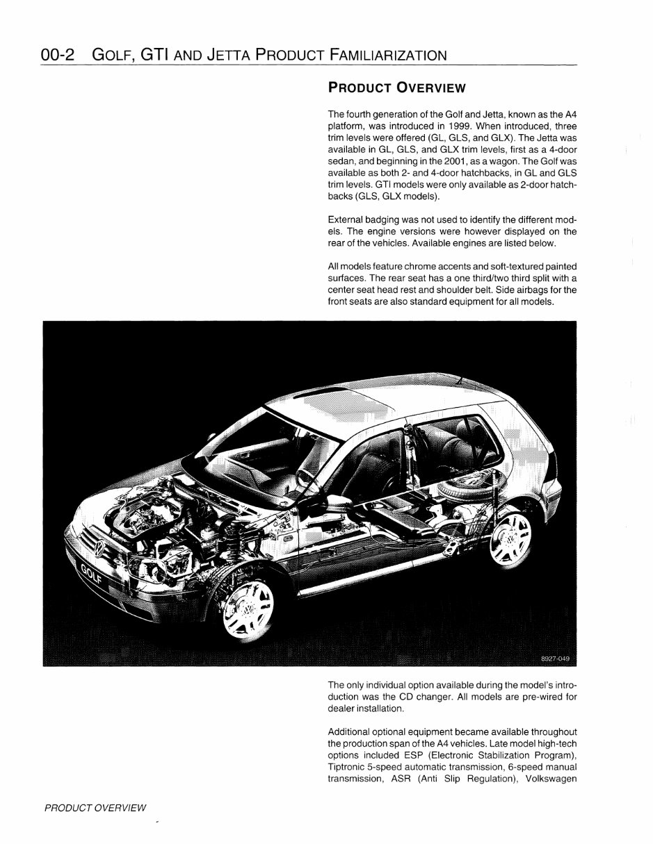 2003 Volkswagen Golf Service & Repair Manual preview img 10