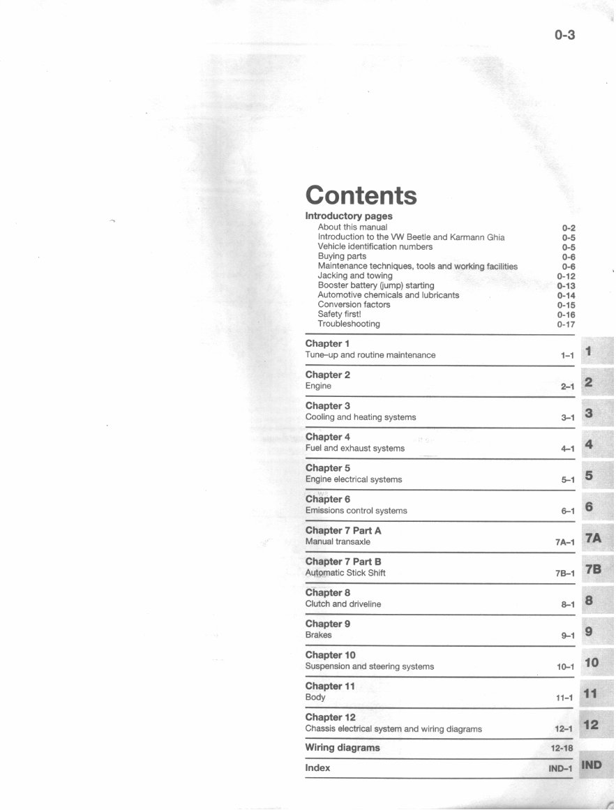1954 - 1979 Volkswagen Beetle & Karmann Ghia Repair Manual preview img 2