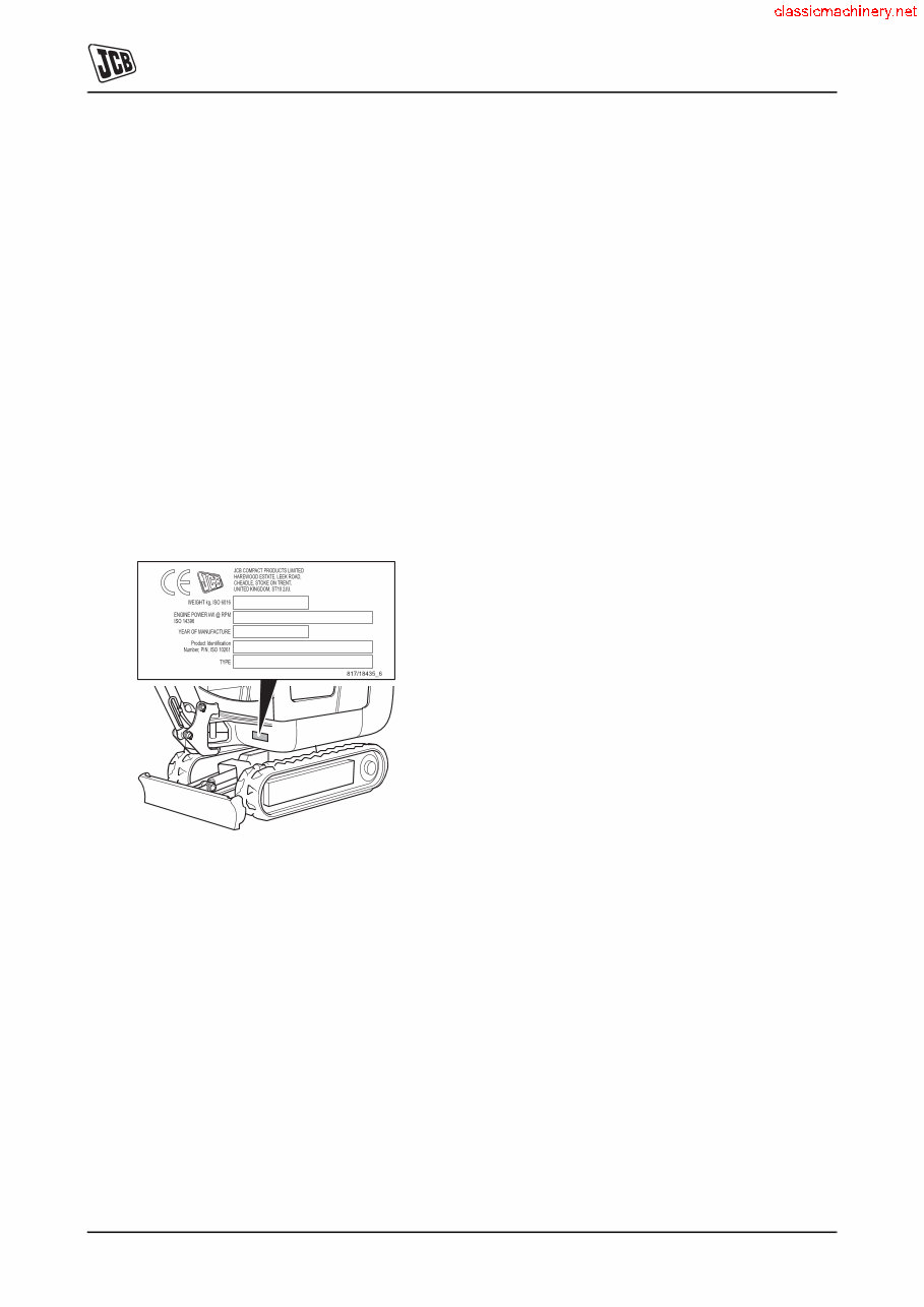 JCB 8018 Excavator Workshop Repair Service Manual preview img 7