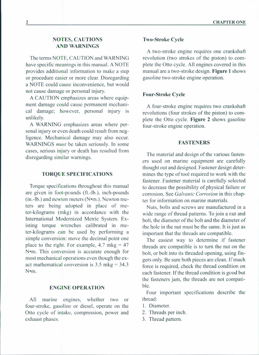 1992 Johnson Evinrude 2-300HP Outboards OEM Service & Repair Manual preview img 10