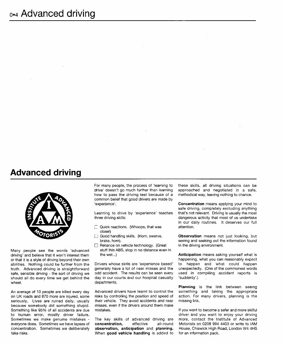 VAUXHALL VECTRA B Petrol & Diesel Workshop Repair Manual 1995-1999 preview img 5