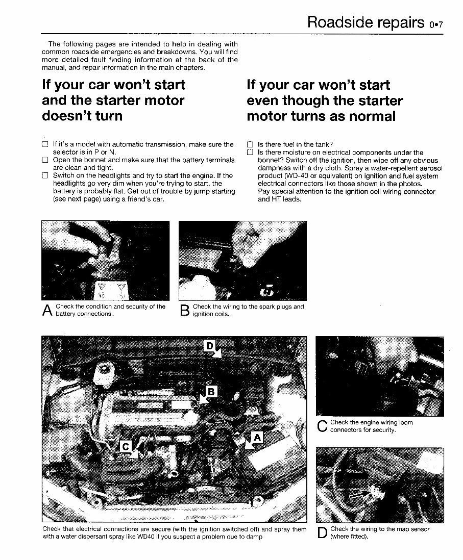 VAUXHALL VECTRA B Petrol & Diesel Workshop Repair Manual 1995-1999 preview img 8