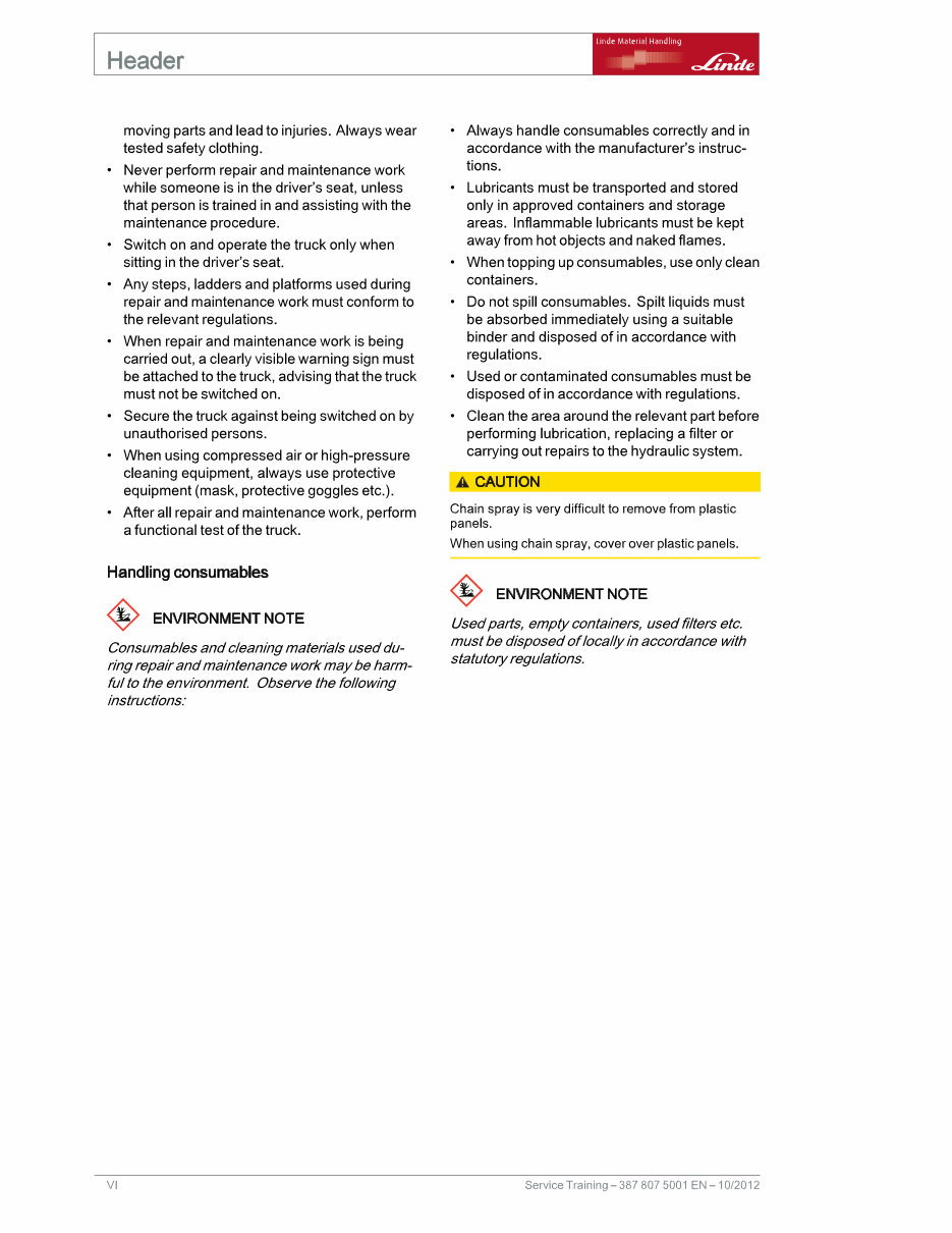 Linde Electric Forklift Truck 387 Series: E20, E25, E30, E35 Service Training Manual preview img 8