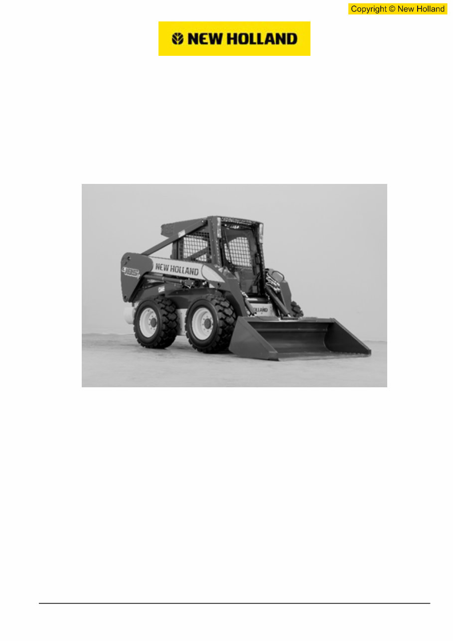 New Holland CE C185, C190, L180, L185, L190 Service Manual preview img 2