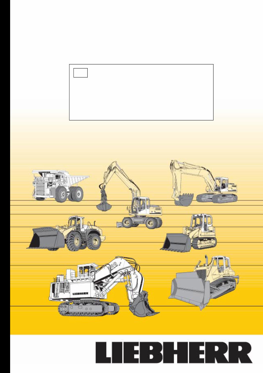 Liebherr L556 Wheel Loader Workshop Repair Service Manual preview img 1