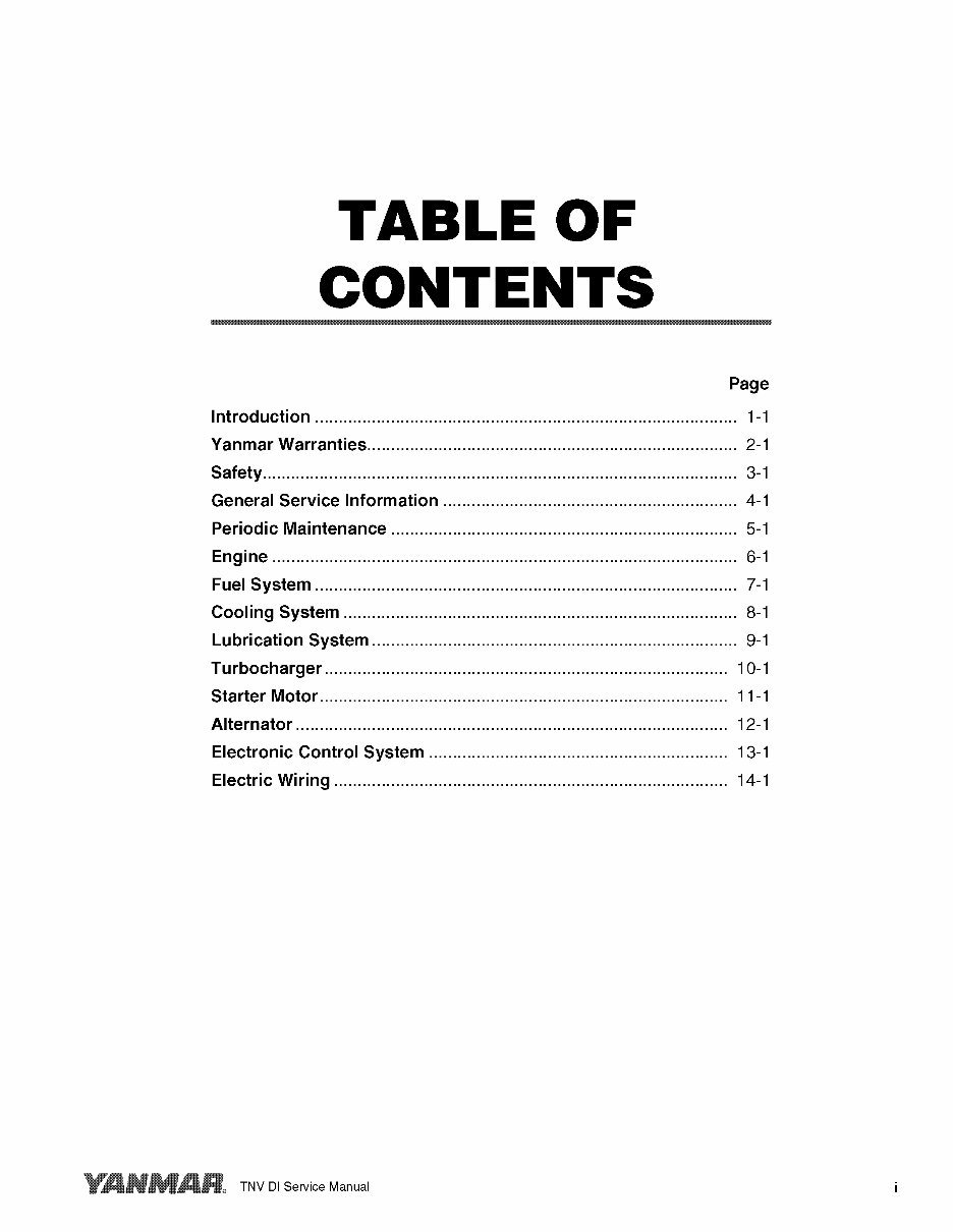 Yanmar 3TNV84 Diesel Engine Workshop Repair Service Manual preview img 3