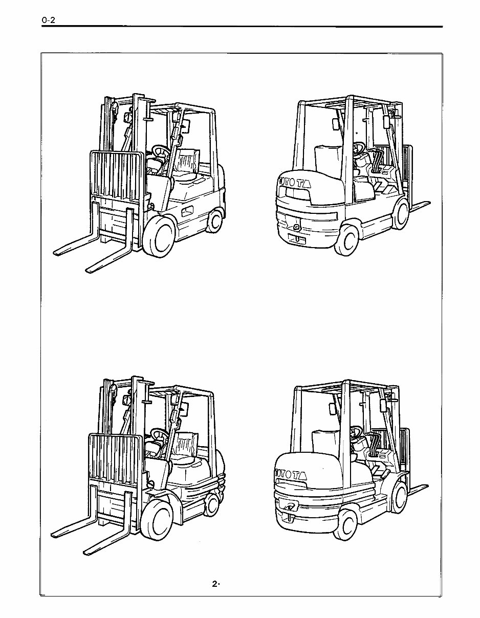 Toyota 6FGCU15/6FGCU18/6FGCU20/6FGCU25/6FGCU30 LPG Forklift Service & Repair Manual preview img 4
