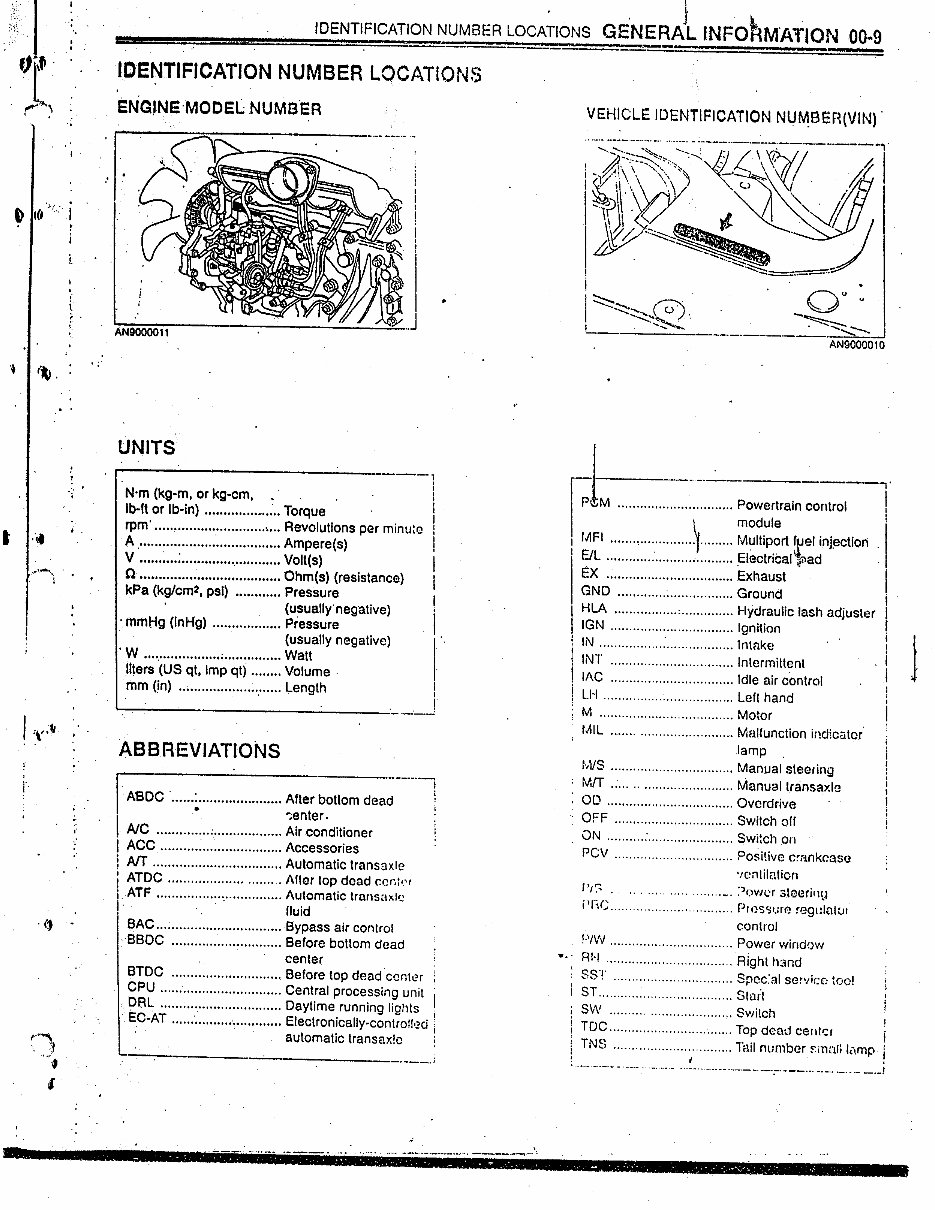 2003 Kia Pregio Service & Repair Manual preview img 10