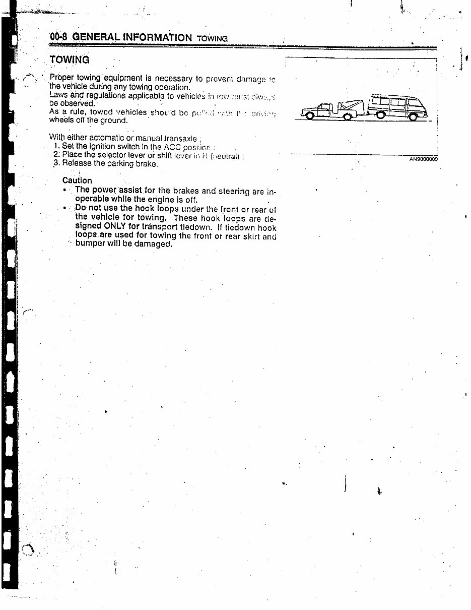 2003 Kia Pregio Service & Repair Manual preview img 9