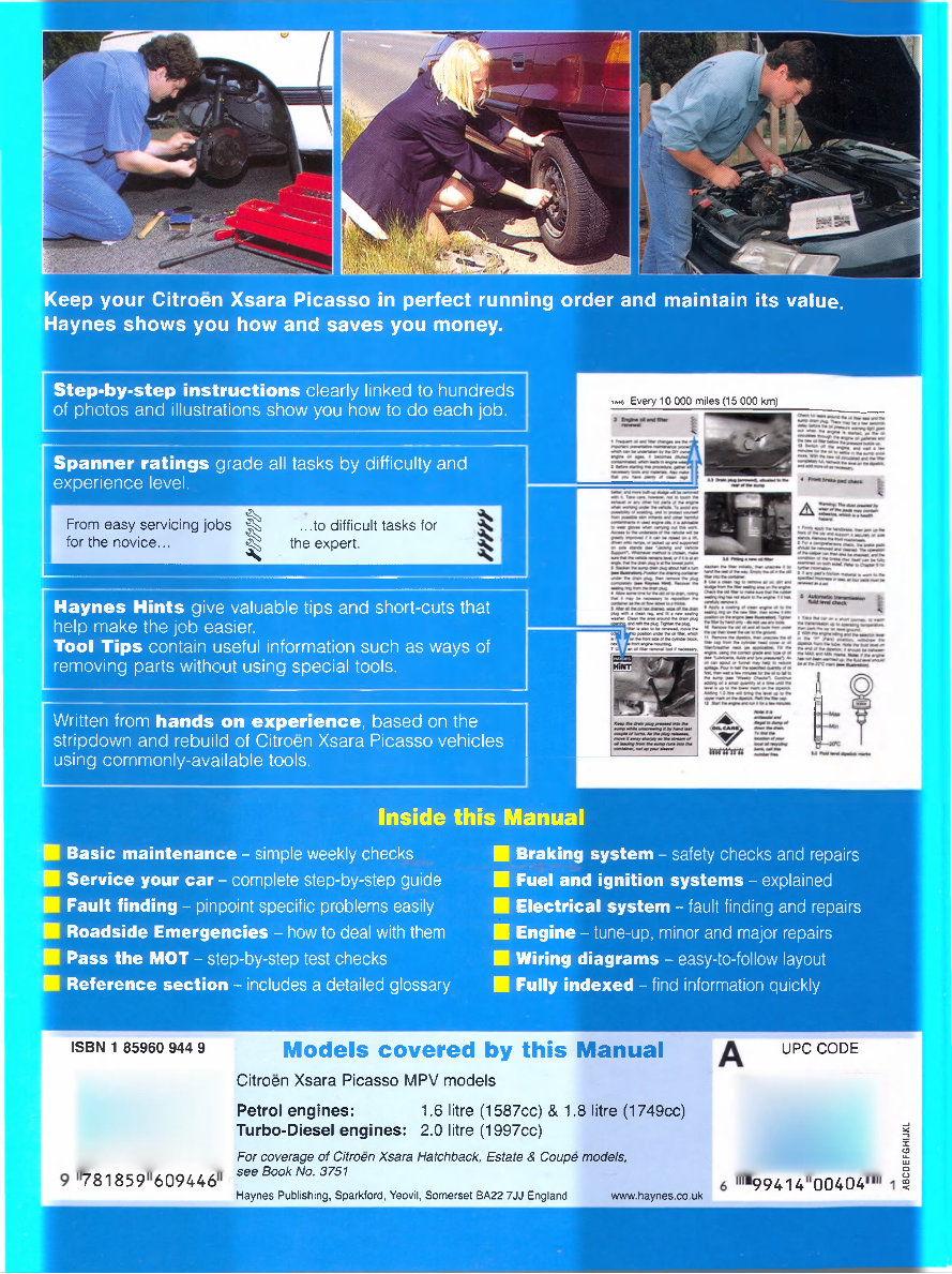2000-2002 Citroen Xsara Picasso Service & Repair Manual preview img 2