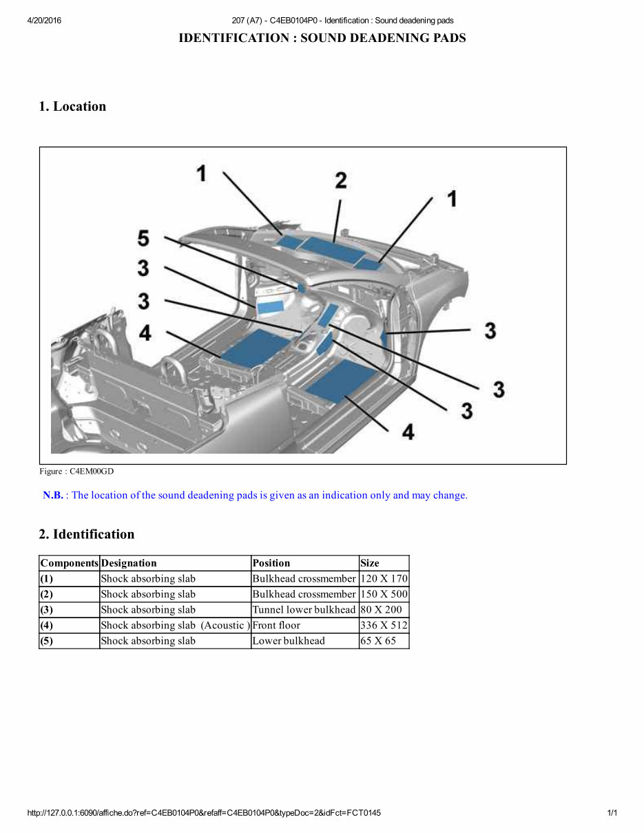 2012 PEUGEOT 207 Service and Repair Manual preview img 1