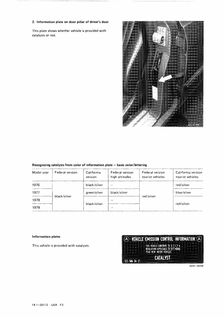 1972-1980 Mercedes-Benz 350SL, 450SL (R107, C107) OEM Service & Repair Manual preview img 3