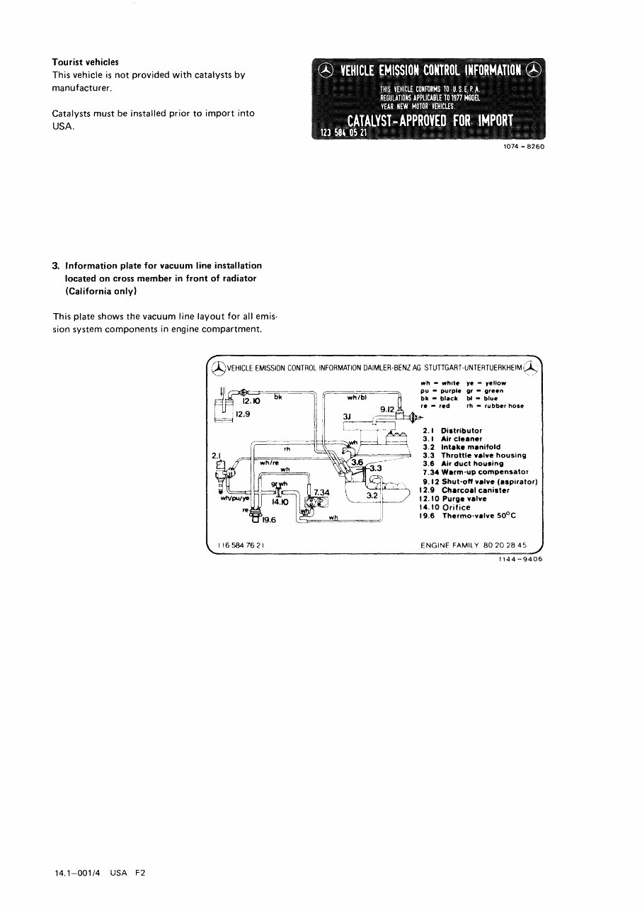 1972-1980 Mercedes-Benz 350SL, 450SL (R107, C107) OEM Service & Repair Manual preview img 4