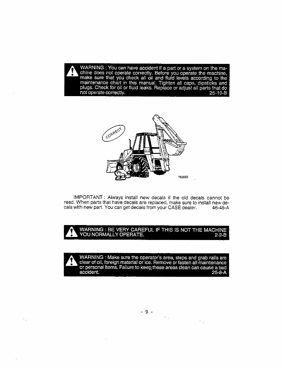Case 580G Loader Backhoe Owners Manual preview img 10